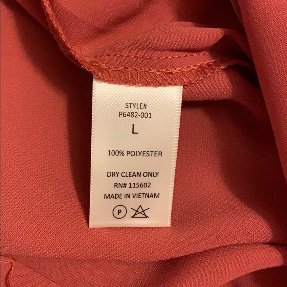 Shellsea Rose Colored Wide Leg Jumpsuit - Picture 6 of 6